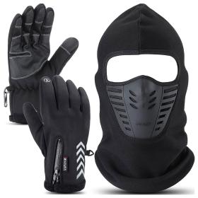 Pack Cagoule d’hiver Excefore avec gants thermiques pour écran tactile – طقم قناع وجه مع قفازات شتوية